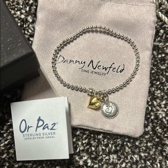 Sterling Silver and Gold Charm Bracelet